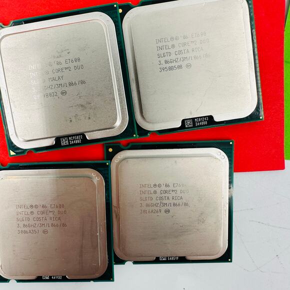 12 Intel Core 2 Duo E5200 E5300 E7300 E7600 6320 E8400 SLGTD CPU Processors - Picture 2 of 14